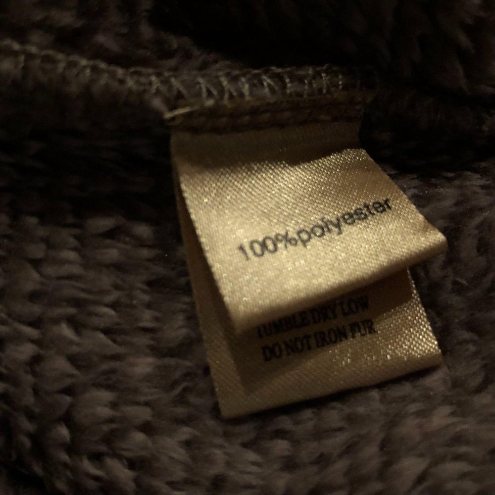 True Grit Luxe Fleece 1/4 Zip Pullover Top Mocha - Picture 11 of 14